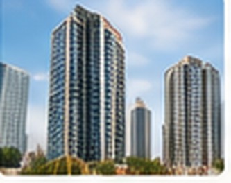 Edificios residenciales de distintas alturas en la ciudad